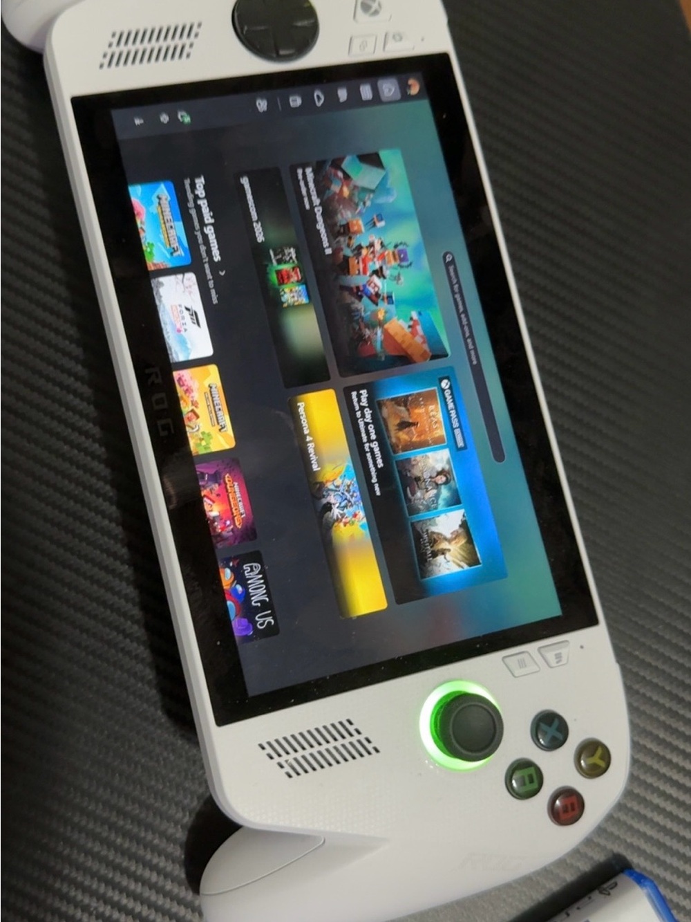 Ally Handheld Gaming Console - White x 007 First light